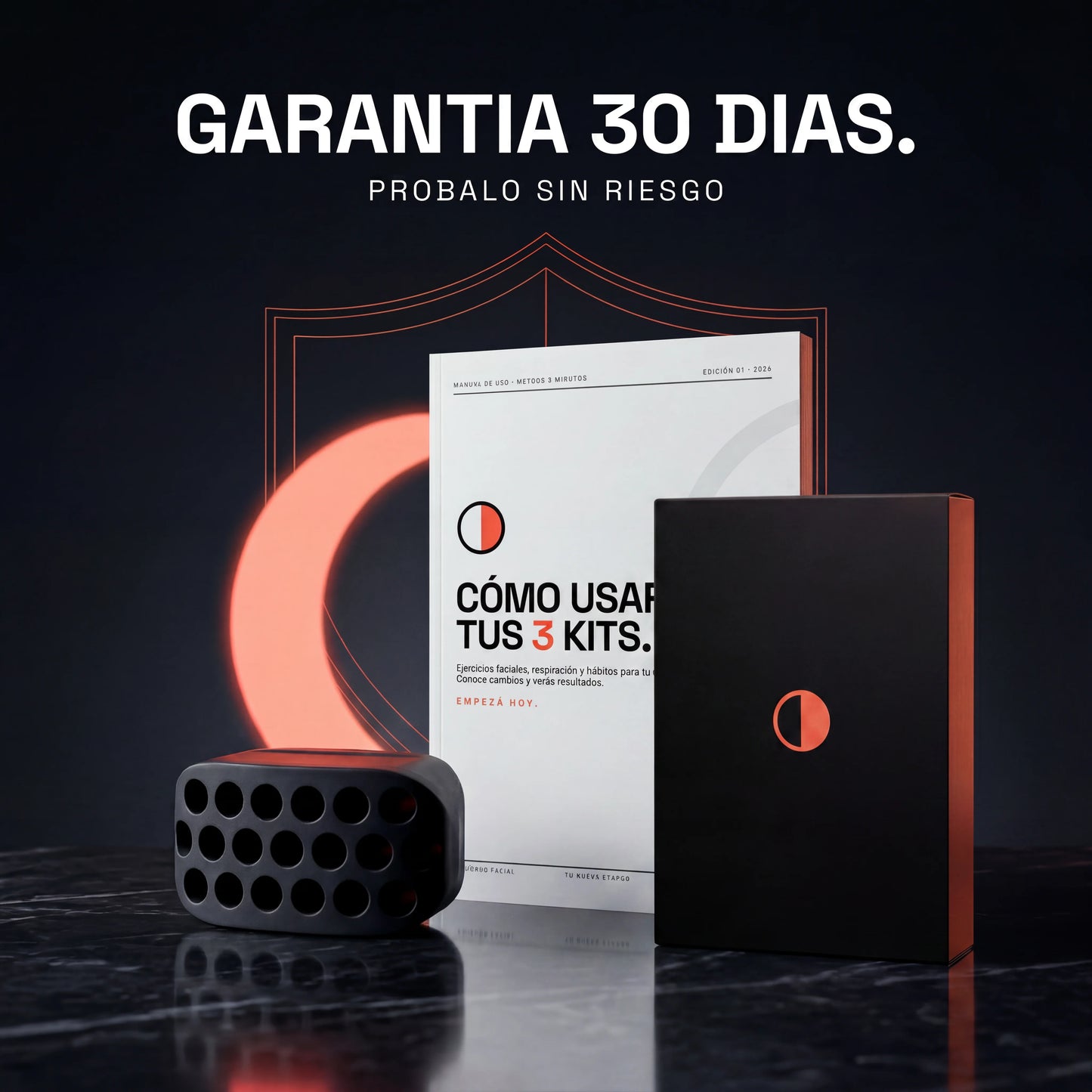 TNE® - Kit 30 días (Ejercitador + Cintas + Guía): Transforma tu rostro a su mejor versión