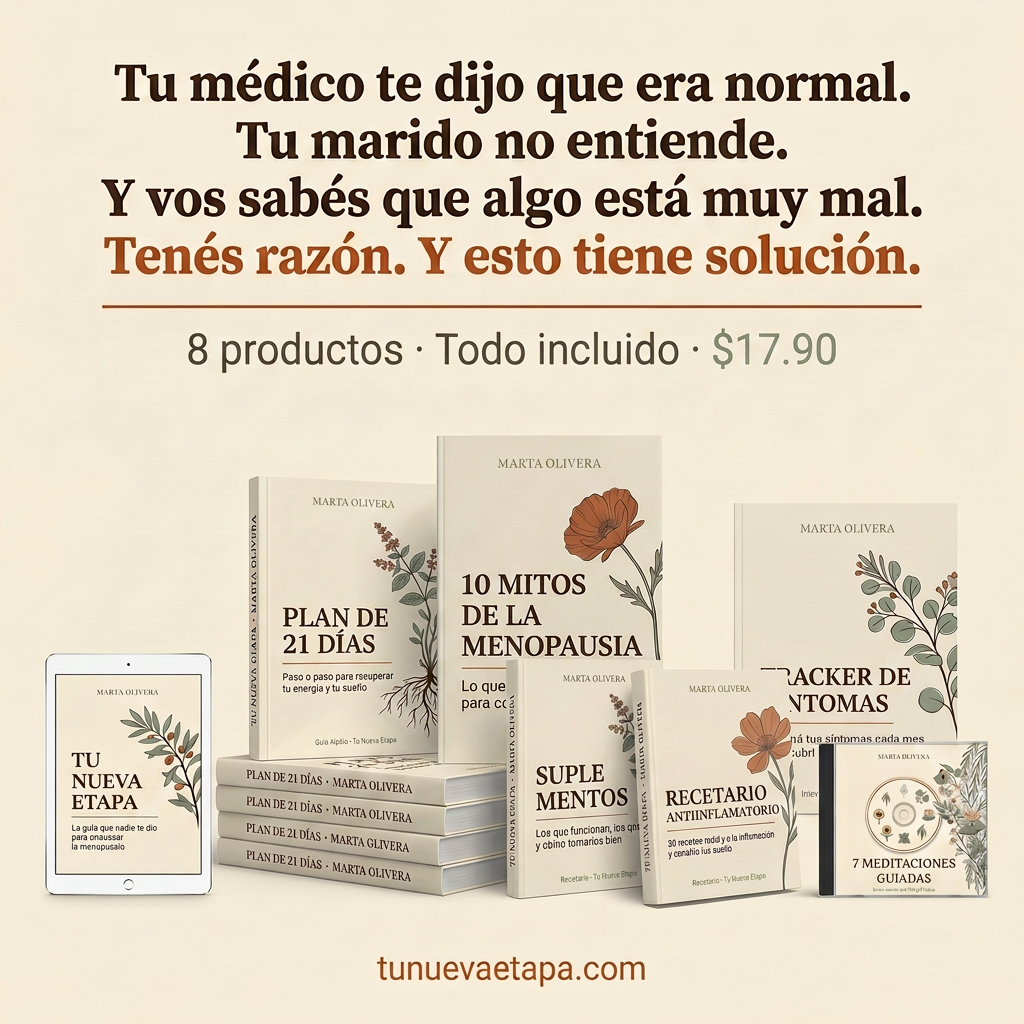 Tu Nueva Etapa — Pack Más Vendido | eBook + Audiolibro + Recetario + Plan 21 días