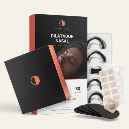 TNE® - Kit AntiRonquidos 30 días: Cintas bucales + Dilatador nasal